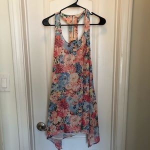 LF Millau floral chiffon dress